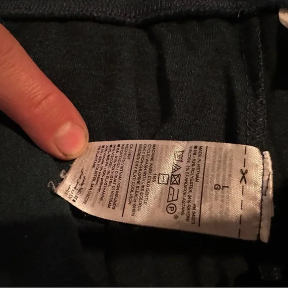 Women’s Size- large- Old Navy turquoise Drawstring sweat Pants - Picture 4 of 10